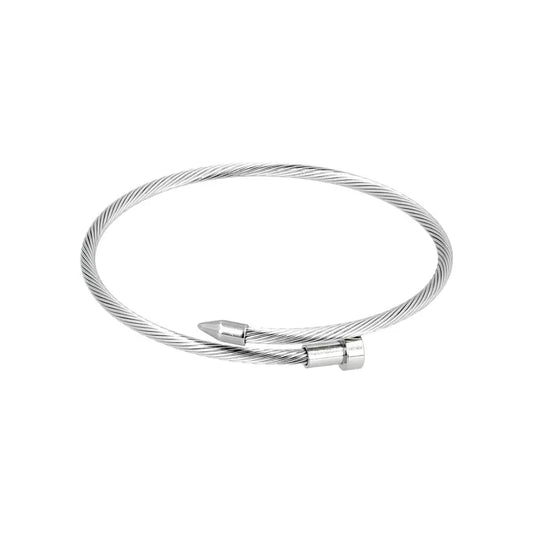 Pulseira Prateada Feminina